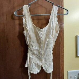 Anthropologie Ruth corset top blouse 0 XS